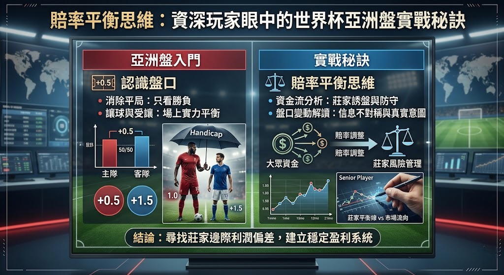 資深玩家眼中的世界杯亞洲盤實戰秘訣